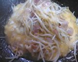 もやしベーコン炒め卵入り作り方4写真