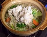 土鍋で作る 熱々！味噌チーズおじや作り方2写真
