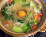 土鍋で作る 熱々！味噌チーズおじや作り方3写真