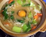 土鍋で作る 熱々！味噌チーズおじや作り方3写真