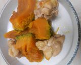 ２２日は冬至・かぼちゃと鶏肉の煮物作り方12写真