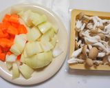 ゆり根のヘルシーシチュー焼きキャベツ添え作り方3写真