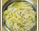 白菜×豚バラ 重ね蒸し ♪作り方5写真