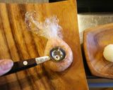 キャラ弁おにぎり♪いちごちゃん作り方3写真
