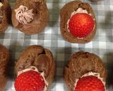 Xmasに‼トナカイシュークリーム♡作り方2写真