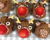 Xmasに‼トナカイシュークリーム♡作り方4写真