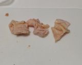鶏皮の照り焼き作り方1写真