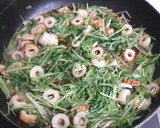 水菜とちくわの醤油炒め作り方3写真