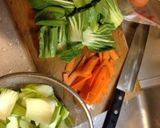 ちんげん菜と豚肉のクタクタ煮作り方1写真