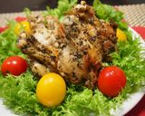 クリスマス★手羽元のバジルオイル焼き作り方4写真