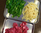 おうちで簡単♡青椒肉絲作り方1写真