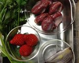 砂肝入りのパクチーサラダ作り方1写真