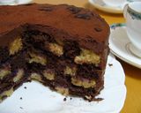 米粉のチョコケーキ★サンセバスチャン作り方16写真