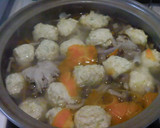 簡単！鶏団子としめじの旨塩鍋orお雑煮♬作り方7写真