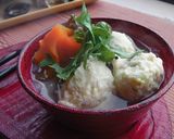 簡単!鶏団子としめじの旨塩鍋orお雑煮♬作り方11写真