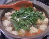 簡単!鶏団子としめじの旨塩鍋orお雑煮♬作り方10写真