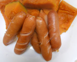 冬至かぼちゃとウインナーの煮物作り方13写真