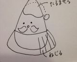 サンタさんのパン☆クリスマス飾り作り方4写真