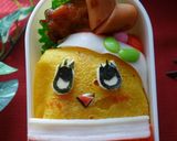 ふなっしーサンタ♪キャラ弁♪やランチ☆作り方16写真