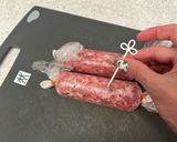 粗挽きひき肉でソーセージ作り方5写真