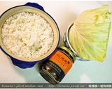 黑菇醬高麗菜蒸飯．柯媽媽の植物燕窩作り方1写真
