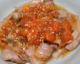 ご飯が進む♪豚バラの香味トマトソースがけ作り方5写真
