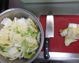 白菜とベーコンのコンソメ蒸し作り方1写真