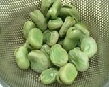 鮭・ワカメ・そら豆のもろみ酢混ぜご飯作り方1写真