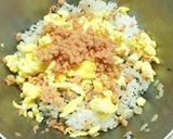 鮭・ワカメ・そら豆のもろみ酢混ぜご飯作り方3写真