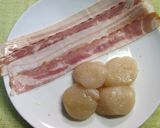 ベーコン巻き♪ホタテとみかんのサラダ作り方5写真