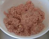 ふわふわジューシー♪簡単豆腐ハンバーグ作り方3写真