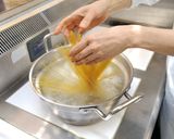 卵アレルギーもOKのパスタで作るラーメン作り方1写真