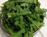 春菊と牛肉のサラダ作り方1写真
