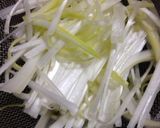 春菊と牛肉のサラダ作り方2写真