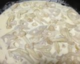 たらこと蓮根のクリームパスタ作り方3写真