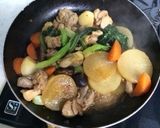 割したで作る鶏肉じゃが作り方2写真