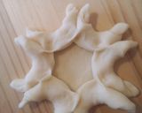 ❄雪の結晶❄アナ雪❔クリスマス用パン成形作り方5写真