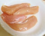 千切りキャベツと鶏ささみのサラダ作り方2写真