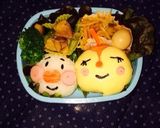 アンパンマンとドキンちゃんキャラ弁作り方7写真