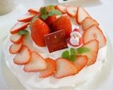 苺ショートケーキ＊18ｃｍクリスマス♪作り方16写真