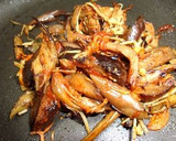 はちみつ味噌のナスとえのき炒め・鶏肉のせ作り方4写真