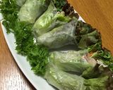 生春巻きのブーケ風サラダ作り方4写真
