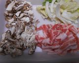 豚ばら肉と豆苗のフライパン焼き作り方3写真