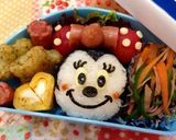 ミニーちゃん弁当…♩作り方1写真