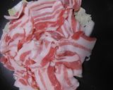 豚ばら肉と豆苗のフライパン焼き作り方8写真