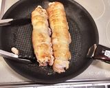 パーティーに♪照り焼きチキンロール作り方4写真