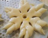 ❄雪の結晶❄アナ雪❔クリスマス用パン成形作り方10写真