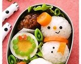 卵deクリスマスリース♪キャラ弁おかず作り方5写真