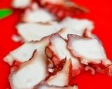 ✿タコとヤングコーンのカルパッチョ✿作り方1写真