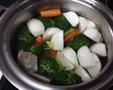 茹で野菜のはちみつ味噌トマト ディップ添作り方2写真